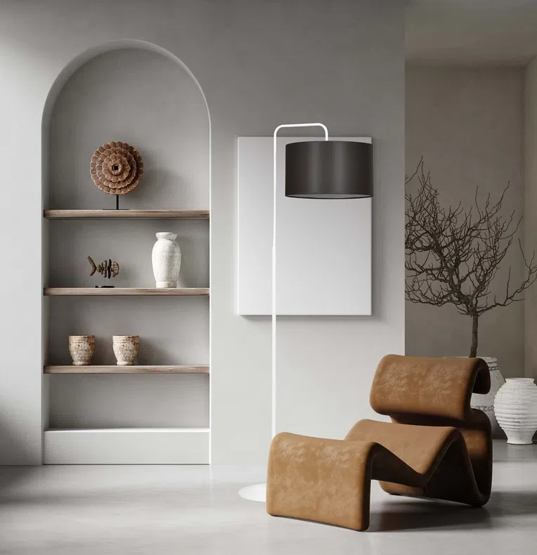 Lampa Stojąca Trapo Lp1 Wh wenge 574/1 1Xe27 wenge