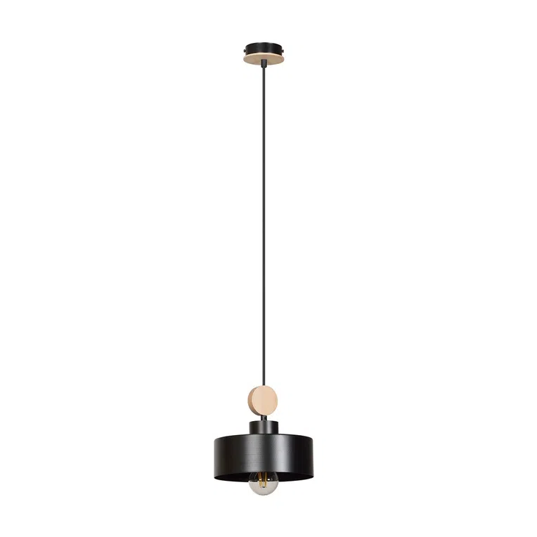 Lampa Wisząca Tuniso 1582/1 1Xe27 czarna