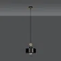 Lampa Wisząca Tuniso 1582/1 1Xe27 czarna