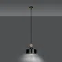 Lampa Wisząca Tuniso 1582/1 1Xe27 czarna