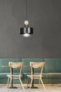 Lampa Wisząca Tuniso 1582/1 1Xe27 czarna