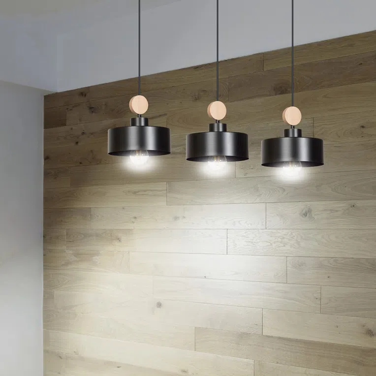 Lampa Wisząca Tuniso 3582/3 3Xe27 czarna