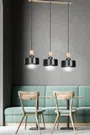 Lampa Wisząca Tuniso 3582/3 3Xe27 czarna