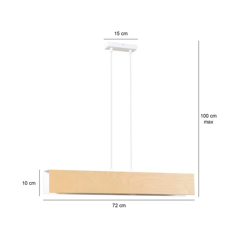 Lampa Wisząca Carlo 3 611/3 3Xe27 biała