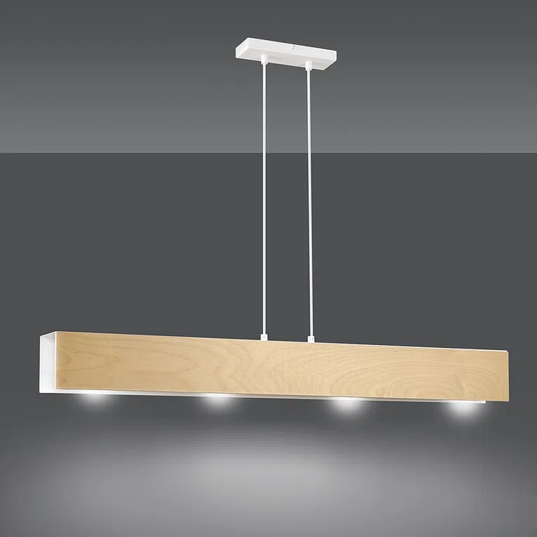 Lampa Wisząca Carlo 4 611/4 4Xe27 biała