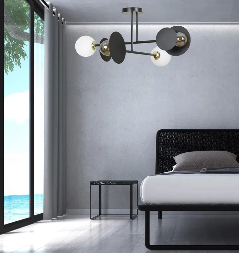 Lampa Sufitowa Minerva 4612/4 2Xe27 biała