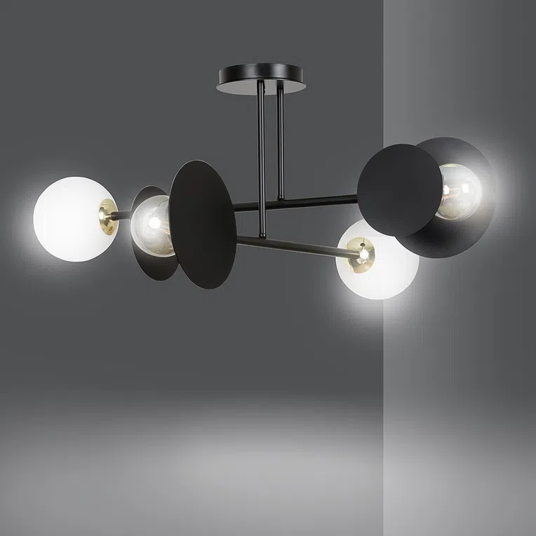 Lampa Sufitowa Minerva 4612/4 2Xe27 biała
