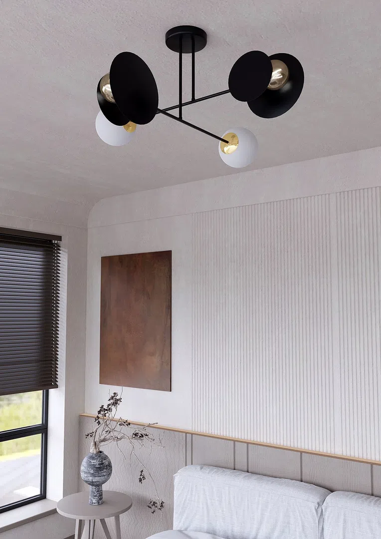 Lampa Sufitowa Minerva 4612/4 2Xe27 biała