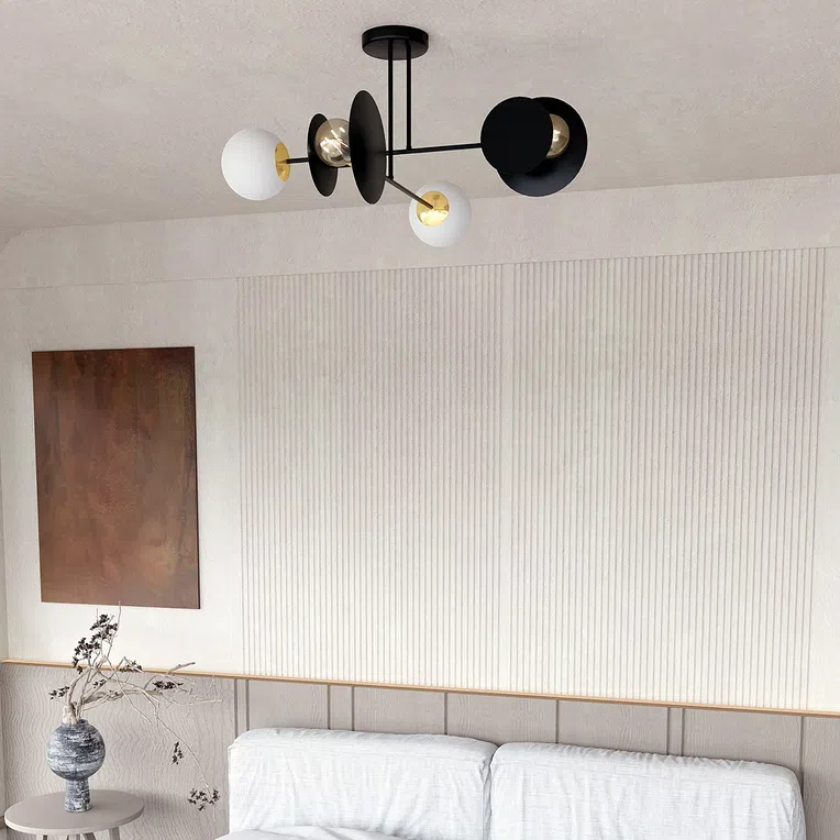 Lampa Sufitowa Minerva 4612/4 2Xe27 biała