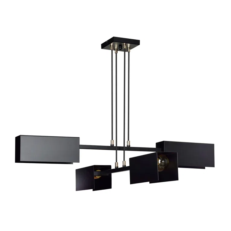 Lampa Wisząca Tolos 4633/4 4Xe27 czarna
