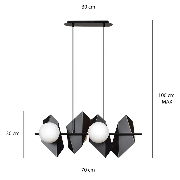 Lampa Wisząca Drifton 4636/4 4Xe14 biała