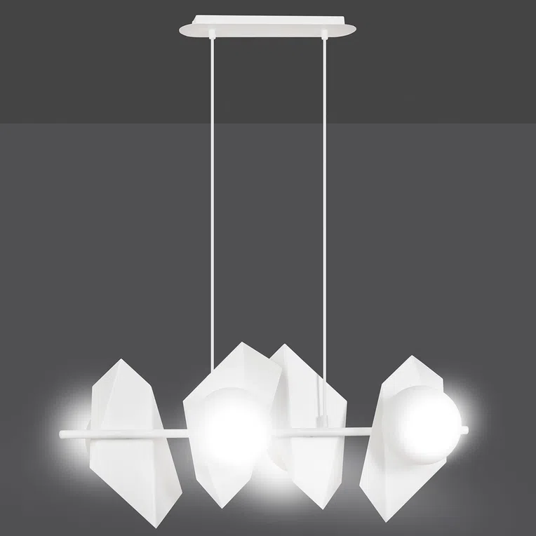 Lampa Wisząca Drifton 4 637/4 4Xe14 biała