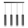 Lampa Wisząca Kibo 4643/4 4Xgu10 czarna/chrom