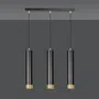 Lampa Wisząca Kibo 3644/3 3Xgu10 czarna/złota