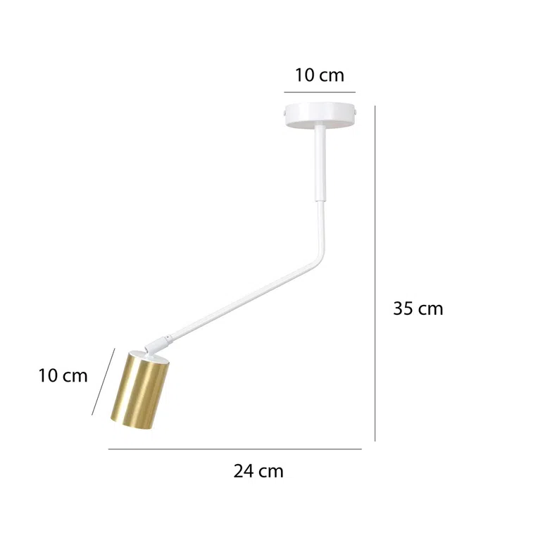 Lampa Sufitowa Verno 1 656/1 1Xgu10 biała