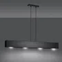 Lampa Wisząca Gentor 4672/4 4Xe27 czarna