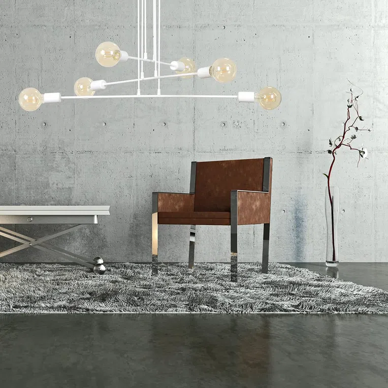 Lampa Wisząca Multipo 6 697/6 6Xe27 biała