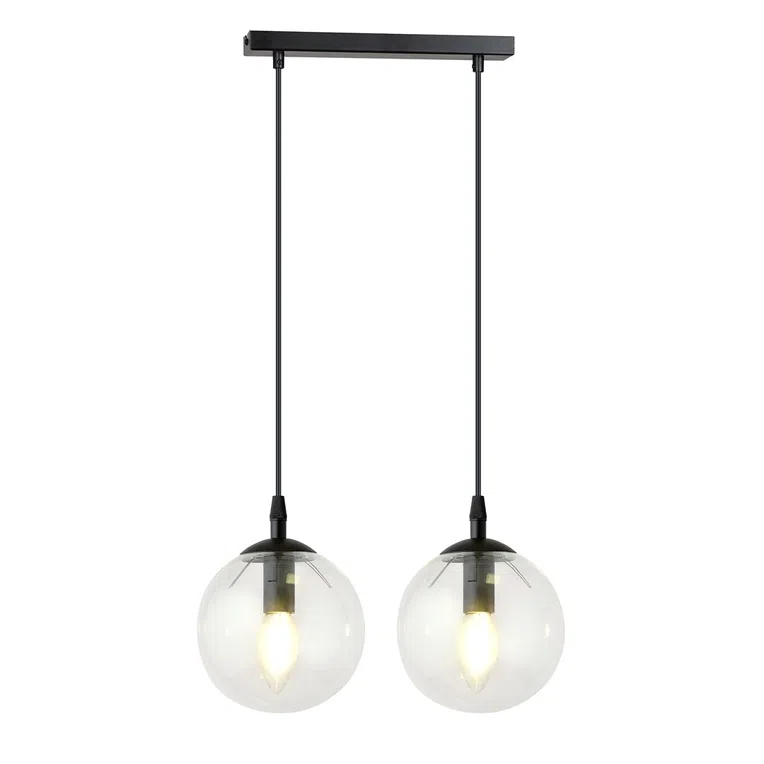 Lampa Wisząca Cosmo 2 Bl711/2 2Xe14 transparentna