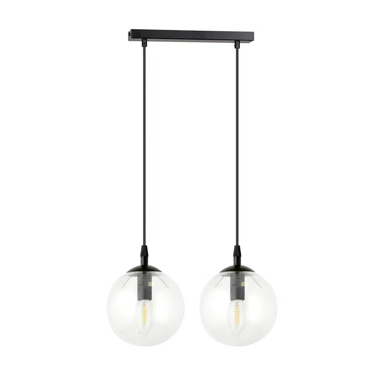 Lampa Wisząca Cosmo 2 Bl711/2 2Xe14 transparentna