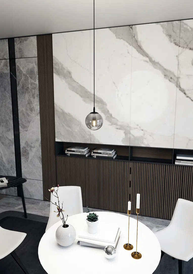 Lampa Wisząca Cosmo 1 Bl712/1 1Xe14 grafitowa