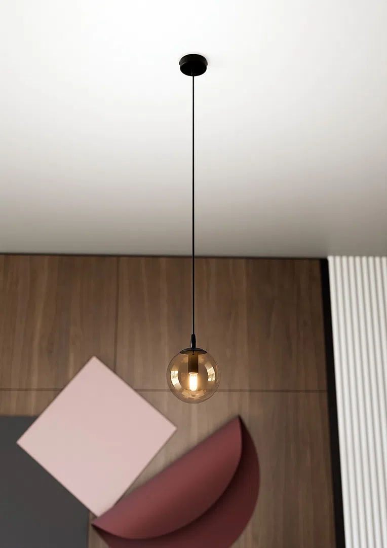 Lampa Wisząca Cosmo 1 Bl713/1 1Xe14 miodowa