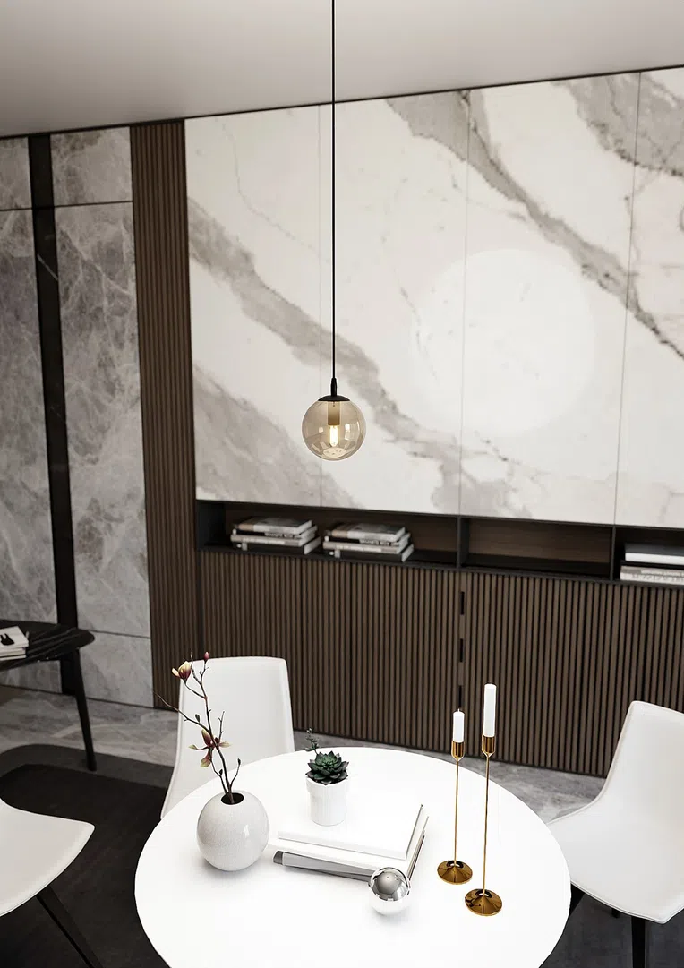 Lampa Wisząca Cosmo 1 Bl713/1 1Xe14 miodowa