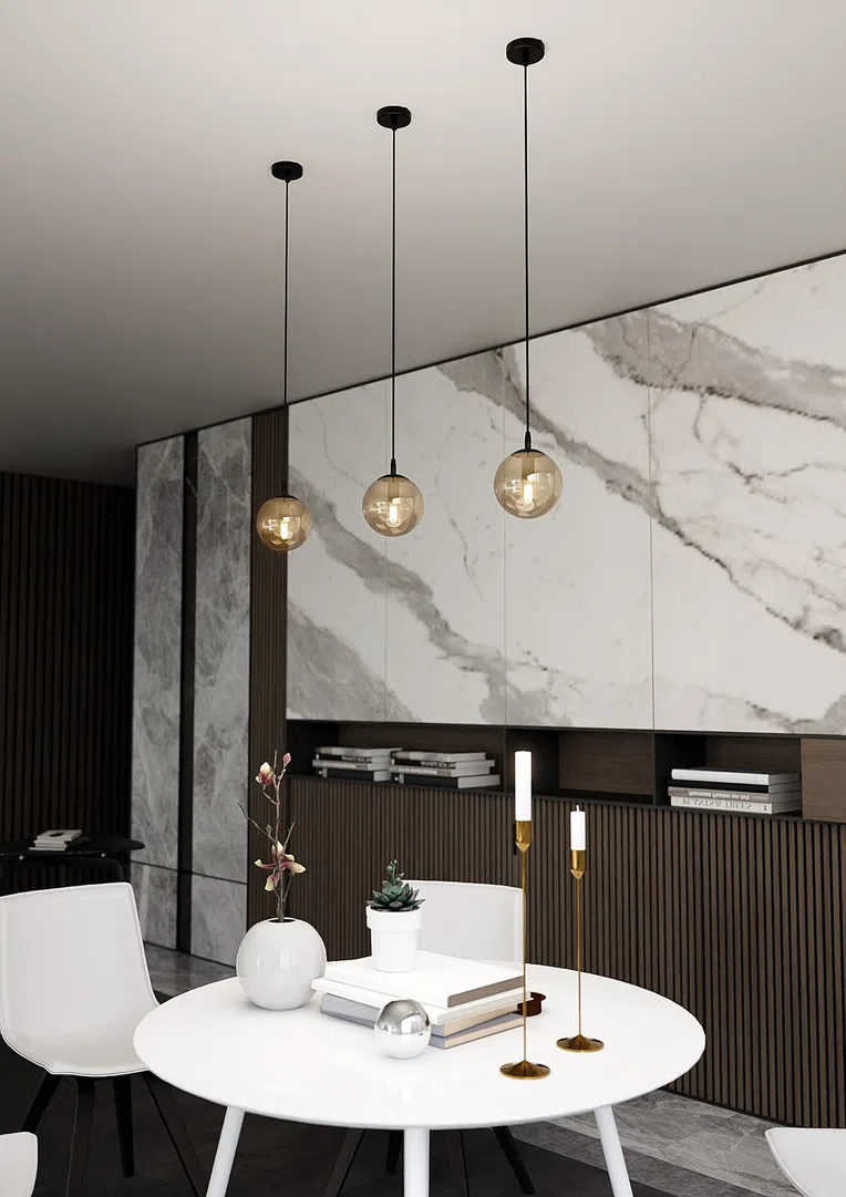 Lampa Wisząca Cosmo 1 Bl713/1 1Xe14 miodowa