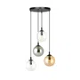 Lampa Wisząca Cosmo 4 Bl Premium Mix 714/4Prem 4Xe14 transparentna/grafitowa/miodowa