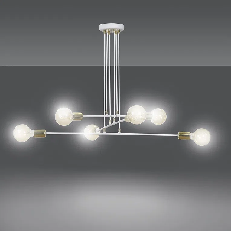 Lampa Wisząca Vesio 6 786/6 6Xe27 biała