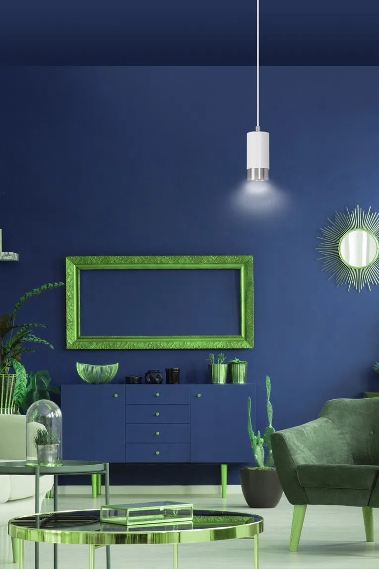 Lampa Wisząca Fumiko 1814/1 1Xgu10 biała/chrom