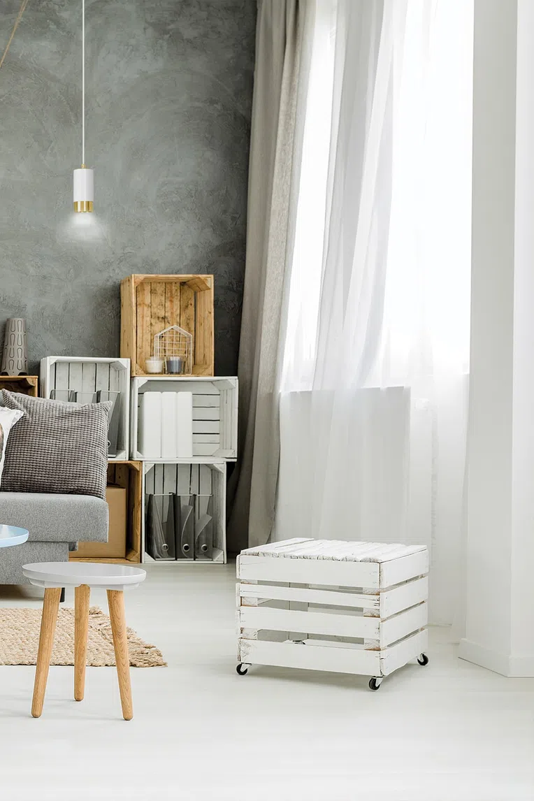 Lampa Wisząca Fumiko 1815/1 1Xgu10 biała/złota