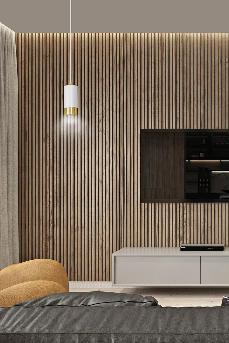 Lampa Wisząca Fumiko 1815/1 1Xgu10 biała/złota