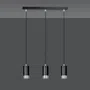 Lampa Wisząca Fumiko 3816/3 3Xgu10 czarna/chrom