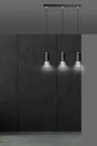 Lampa Wisząca Fumiko 3816/3 3Xgu10 czarna/chrom