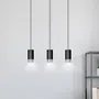 Lampa Wisząca Fumiko 3816/3 3Xgu10 czarna/chrom