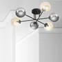 Lampa Sufitowa Brendi 6B Bl Mix 3 834/6B3 6Xe14 transparentna/grafitowa