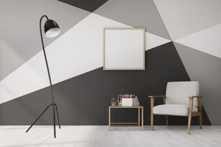 Lampa Stojąca Haris Lp1/ 864/2 1Xe27 czarna/biała