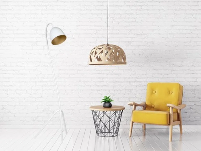 Lampa Stojąca Haris Lp1 /864/3 1Xe27 biała/złota