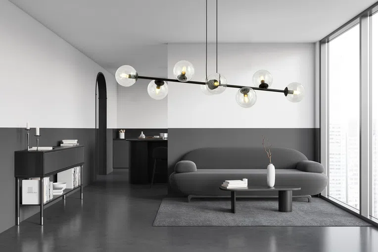 Lampa Wisząca Rossi 8 Bl874/8 8Xe14 transparentna