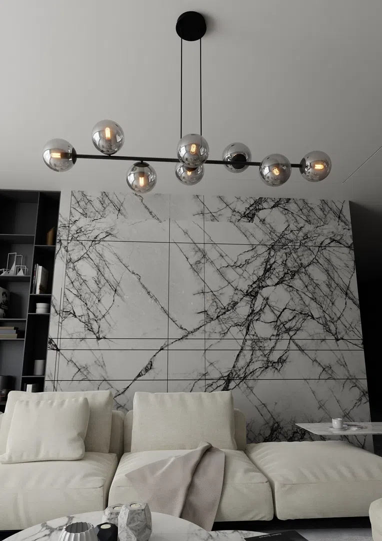 Lampa Wisząca Rossi 8 Bl875/8 8Xe14 grafitowa