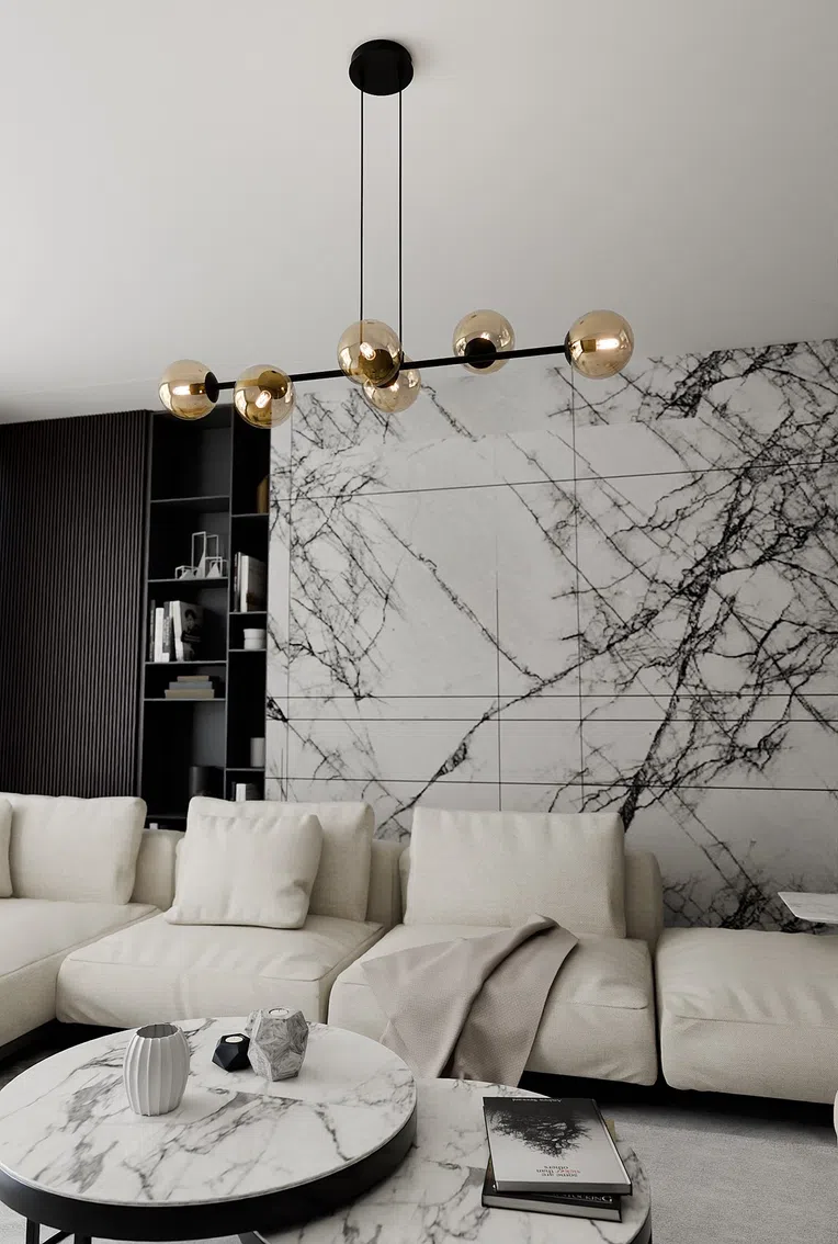 Lampa Wisząca Rossi 6 Bl876/6 6Xe14 miodowa