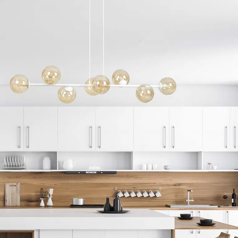 Lampa Wisząca Rossi 8 Wh879/8 8Xe14 miodowa