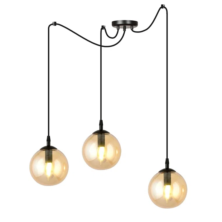 Lampa Wisząca Gigi 3 Bl938/3 3Xe14 miodowa