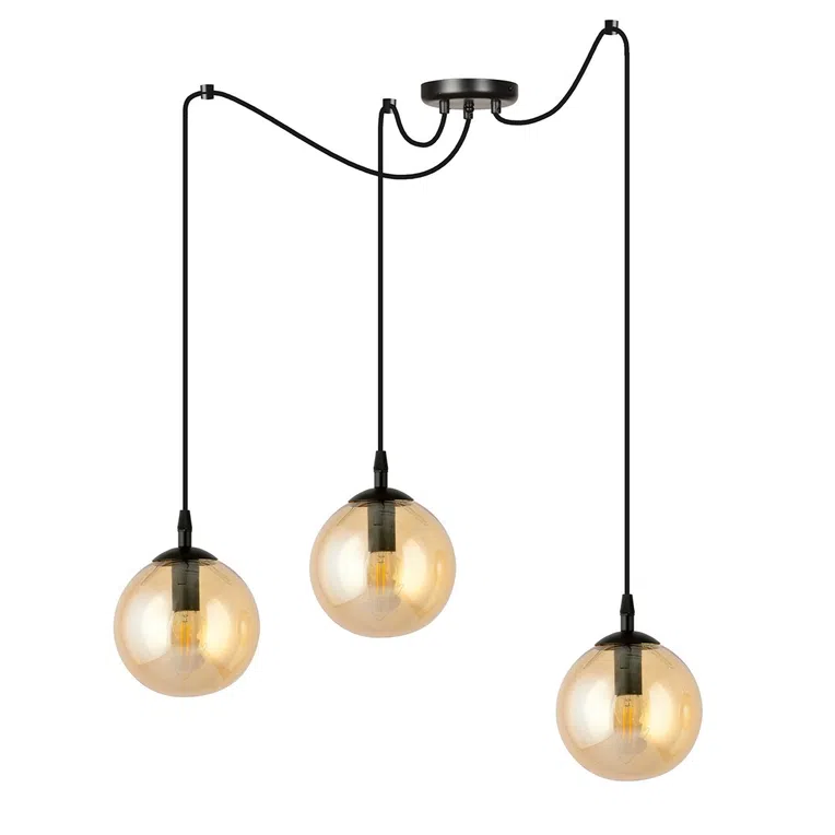 Lampa Wisząca Gigi 3 Bl938/3 3Xe14 miodowa