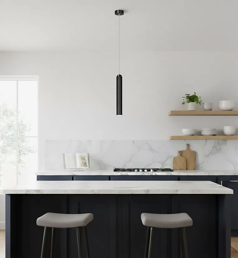 Lampa Wisząca Luna 1956/1 1Xgu10 czarna