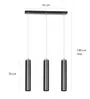 Lampa Wisząca Luna 3956/3 3Xgu10 czarna