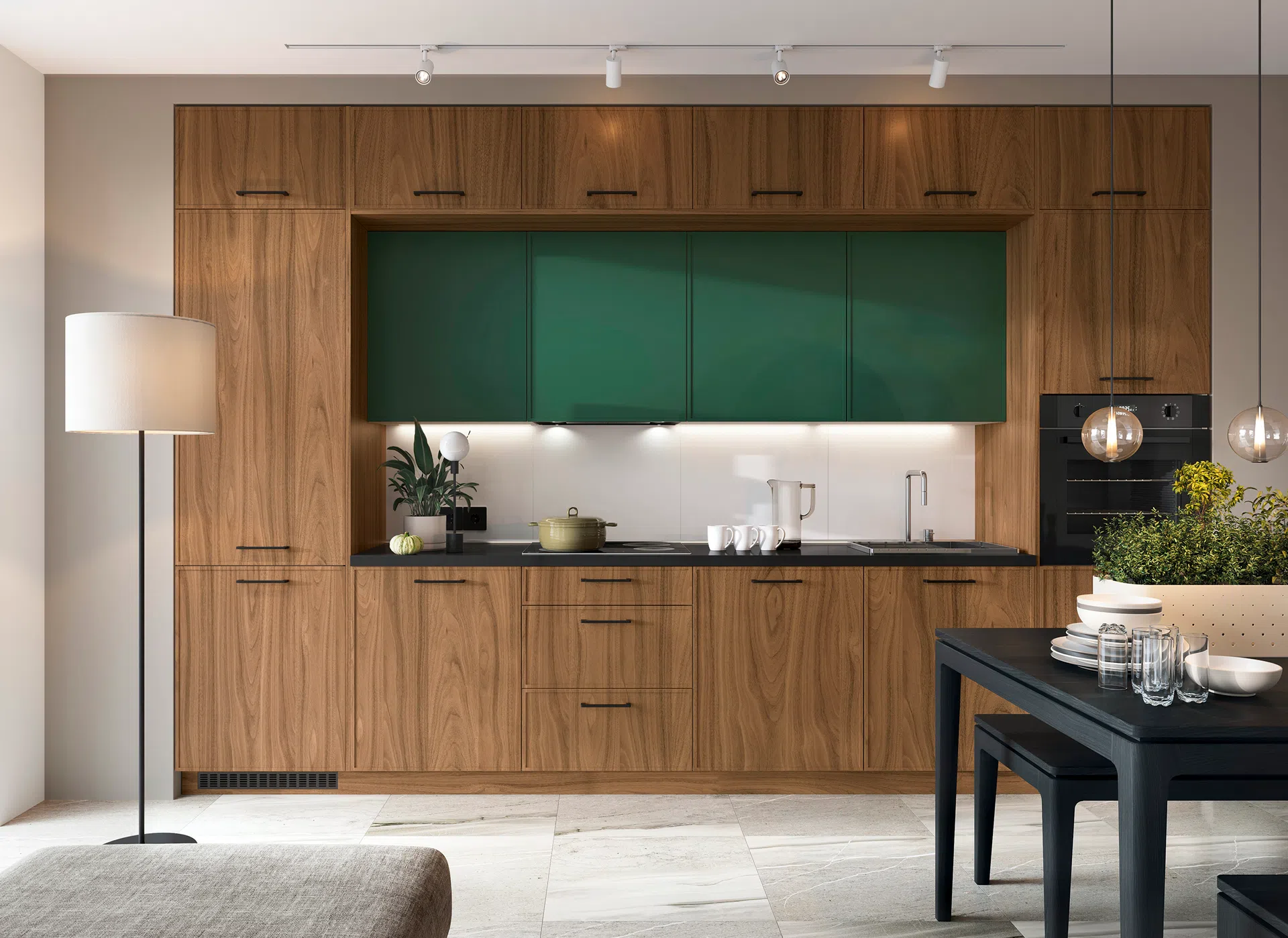 Mała kuchnia w bloku