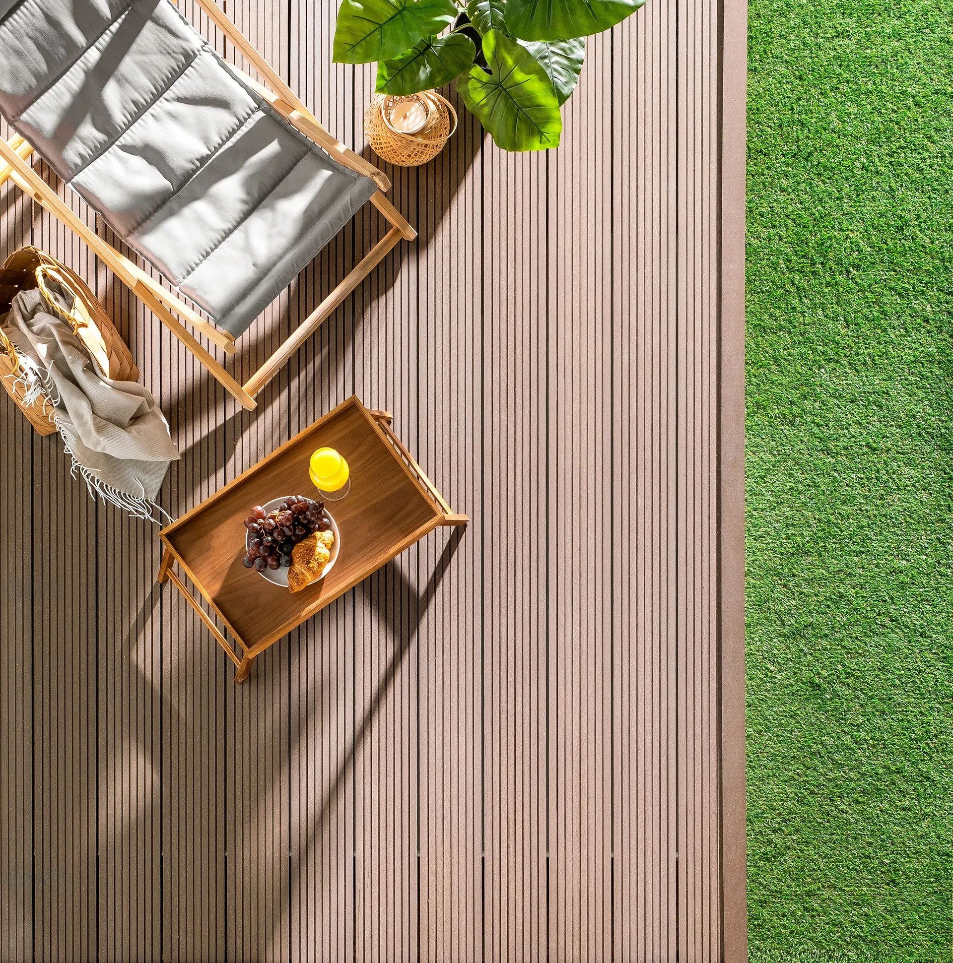 Taras w stylu nowoczesnym