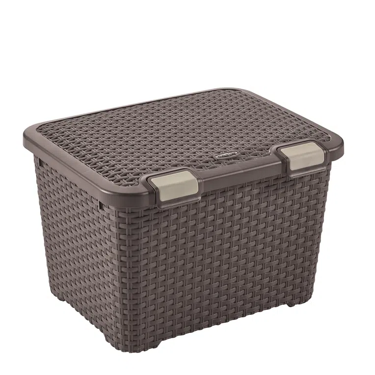 Pojemnik STYLE do przechowywania brązowy 43 l