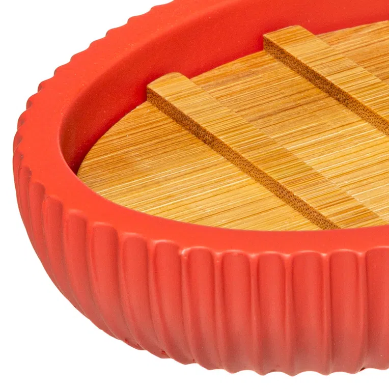 Mydelniczka MODERN koralowy 9x12,5 cm